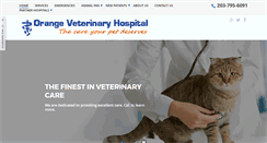 Desktop Screenshot of orangeveterinaryhospital.com